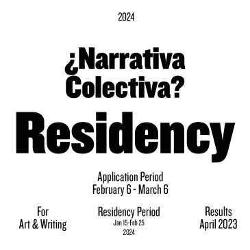 Narrativa Colectiva open call January – February2024